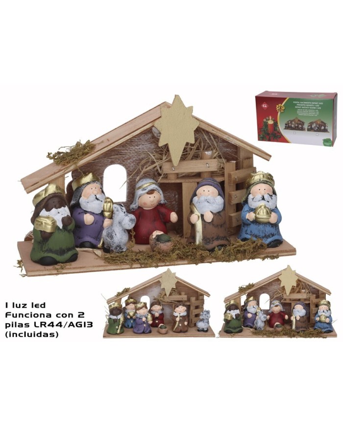 PORTAL NACIMIENTO INFANT 1LED 28X10X17CM