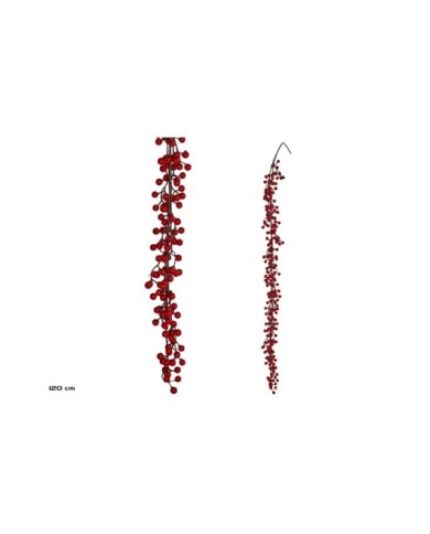 GUIRNALDA FRUTOS ROJOS 120CM