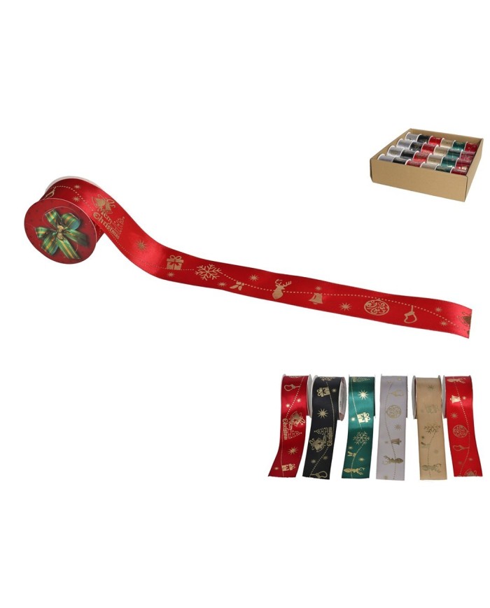 CINTA DEKO ORO 3,8CMX2,7MT 6STD