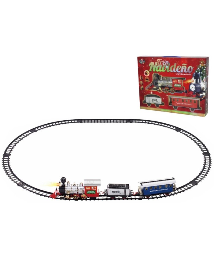 TREN NAVIDAD SONIDO Y LUZ 345CM