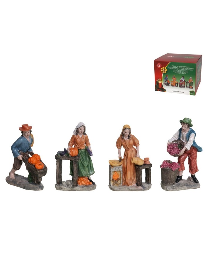 FIGURA BELEN RECOLECTORES 13CM 4STD