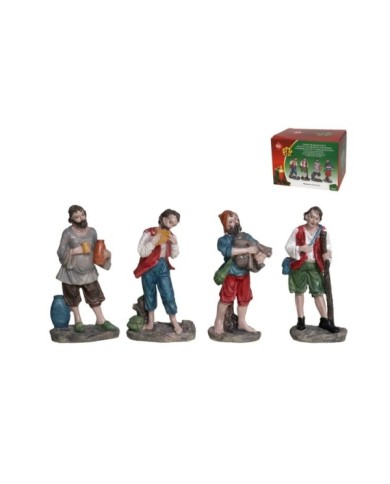 FIGURA BELEN MUSICOS 13CM 4STD