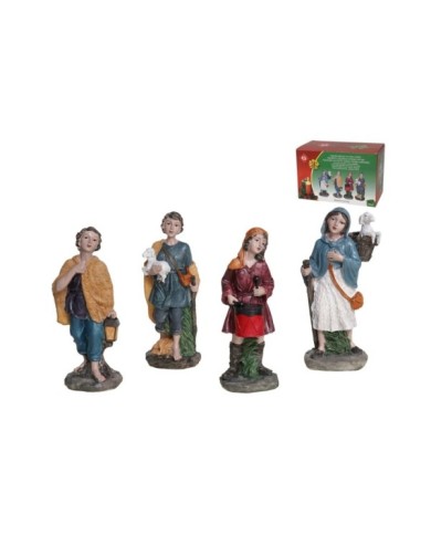 FIGURA BELEN PASTOR JOVEN 13CM 4STD