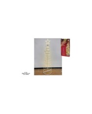 ARBOL NAVIDAD NEVADO BASE METAL 979 PUNTAS 210CM