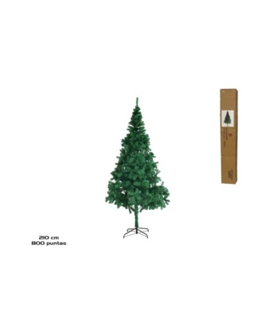 ARBOL DE NAVIDAD 800 PUNTAS 210 CM