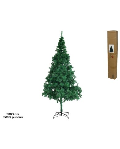 ARBOL DE NAVIDAD 1500 PUNTAS 300 CM