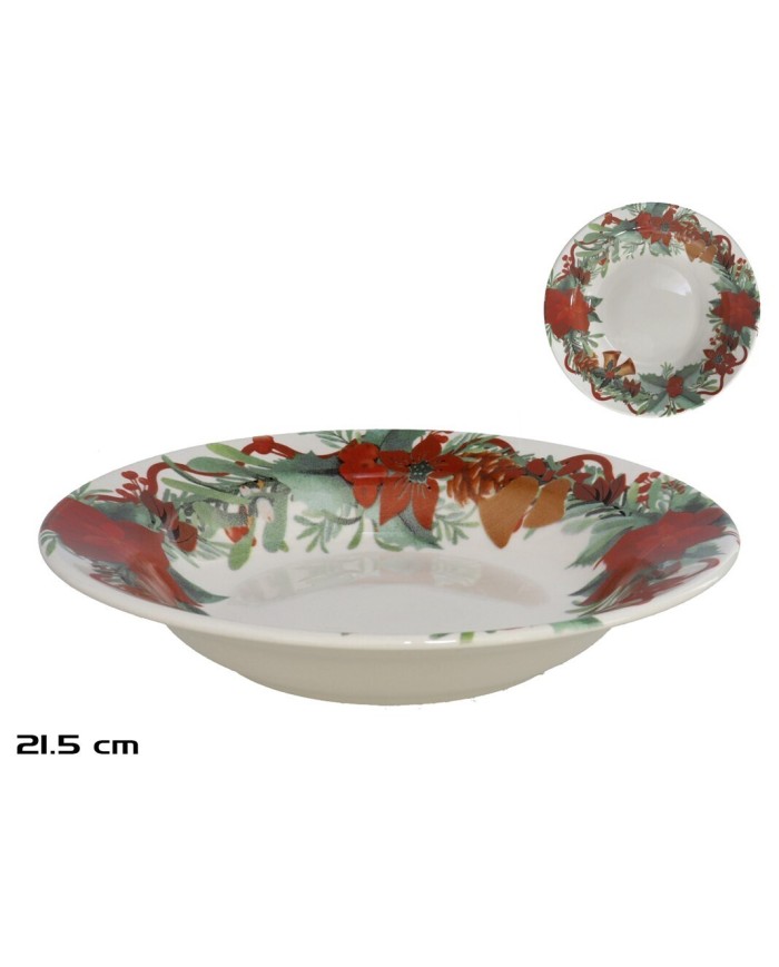 PLATO HONDO 21,5 CM CAMPANAS