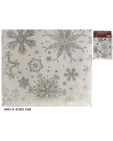 MANTEL MESA 140X230CM CREMA CHAMPAGNE COLD