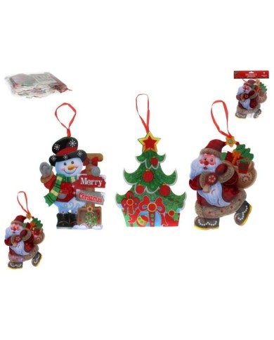 COLGANTE DECORATIVO XMAS 10 LED 18,5X23,5CM 3STD