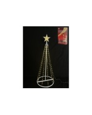 CONO CORTINA 190 LED BLANCO FRIO 8 FUN. 120CM