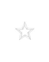 RENO XMAS METAL 300 LUCES 75CM PLATA