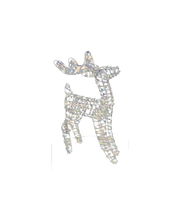 RENO XMAS METAL 100 LUCES 55CM MULTICOLOR