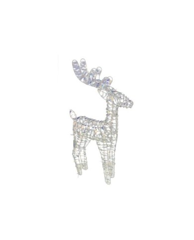 RENO XMAS METAL 120 LUCES 68CM MULTICOLOR