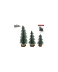 SET 3 ARBOLES NAVIDAD 27/21/16CM