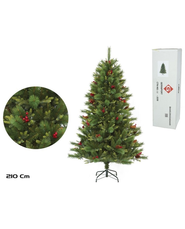 ARBOL NAVIDAD C/PIсS 1246 PUNTAS 210CM