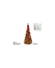 ARBOL NAVIDAD CON CINTA Y 150 LED 75X180CM