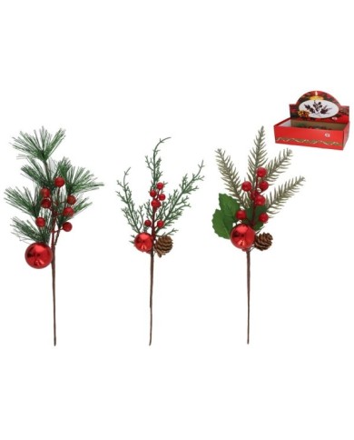 PICK XMAS VORKUTA ROJA  3STD 32CM