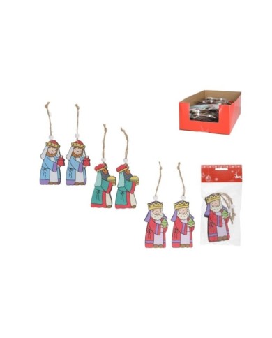 S/2 FIGURAS XMAS ORIENTE 10CM 3 SURT.