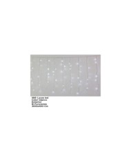 CORTINA EXT. 192 LEDS CALIDA 8 FUNC. 300CMX100CM