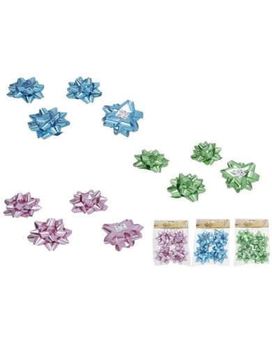 SET 4 POMPONES AUTOADHESIVOS 10CM 3 SURT.