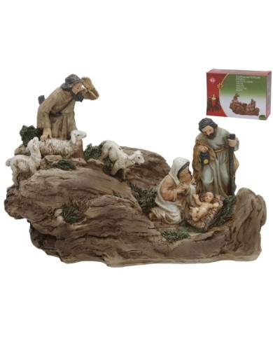 ESCENA NATIVIDAD 19X7,3X13CM