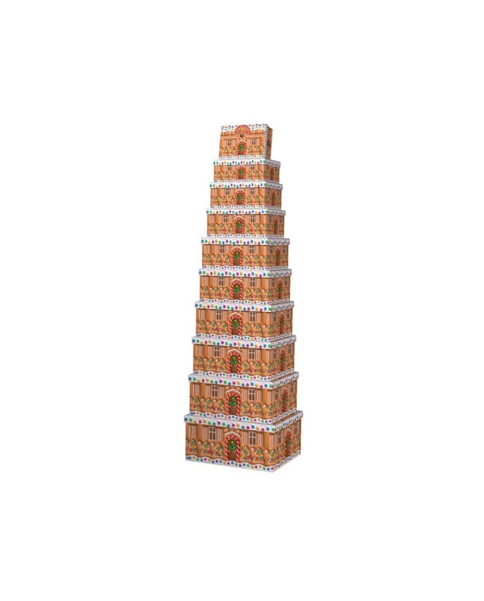 S/10 CAJAS RECTANGULARES EIDEN 37,5X29X16CM