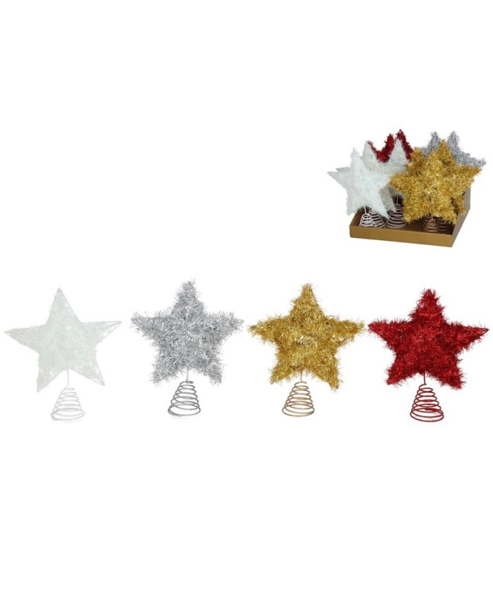 PUNTA ARBOL ESTRELLA 20X25CM 4STD