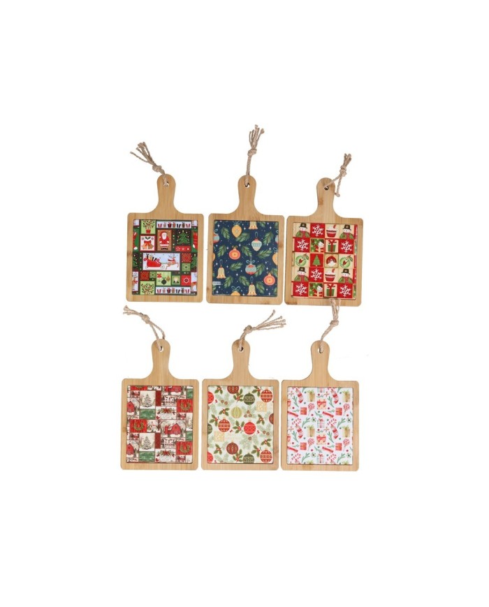 TABLA CUADRADA ADORNOS 23,5X14,2X1CM 6STD