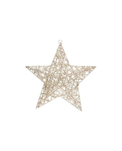 ESTRELLA C/80 LUCES COTH 50CM DORADO