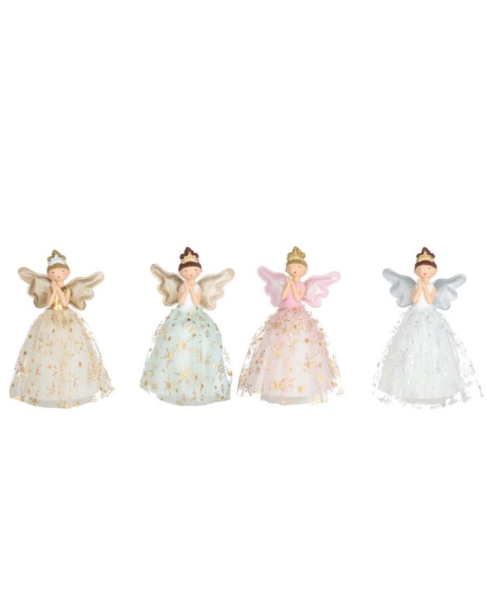 ANGEL DECORADO ELIA 4 LED 4 SRT 22X22X36 CM