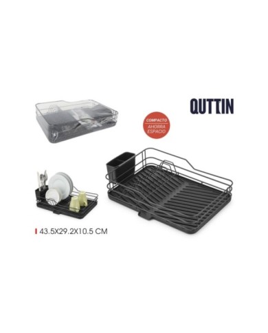 ESCURREPLATOS METAL C/BANDEJA 43.5 QUTTIN