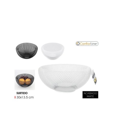 CESTA METAL FRUTERO 30X13.5CM CONFORTIME