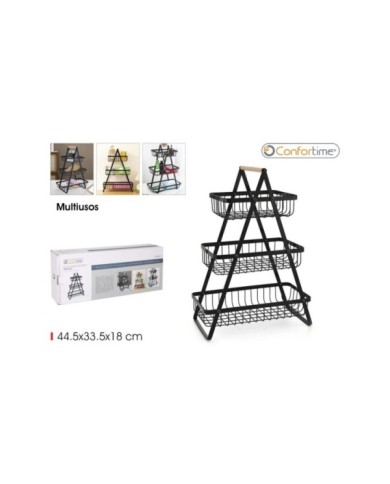 CESTA ORDENACION METAL 3 NIVELES CONFORTIME
