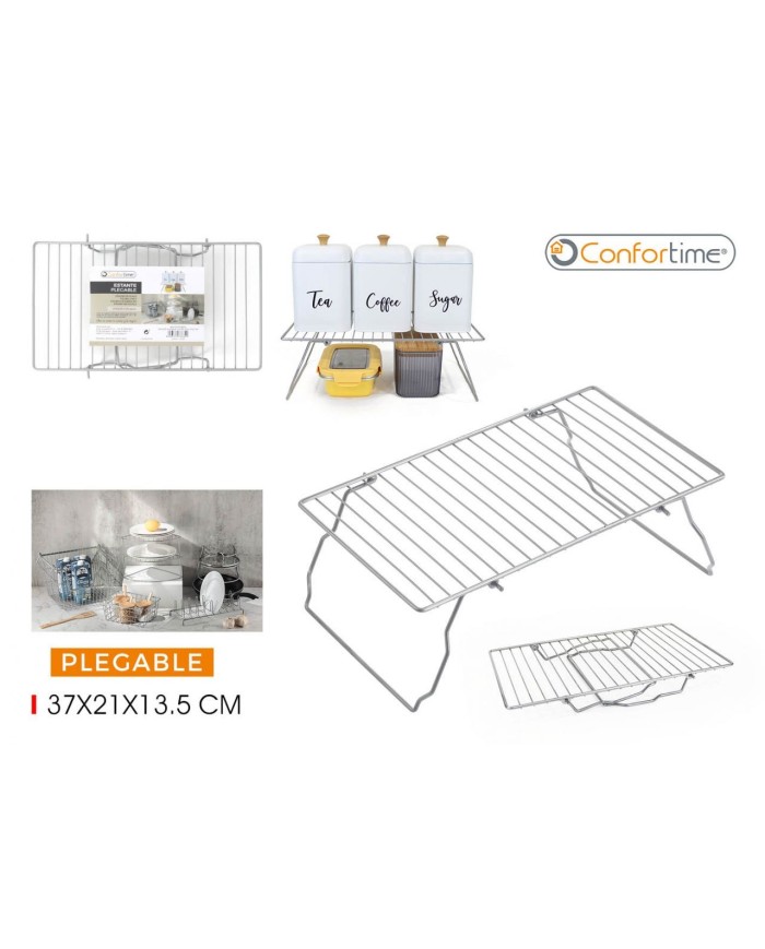 ESTANTE PLEGABLE COCINA GREY 37X21 CONFORTIME