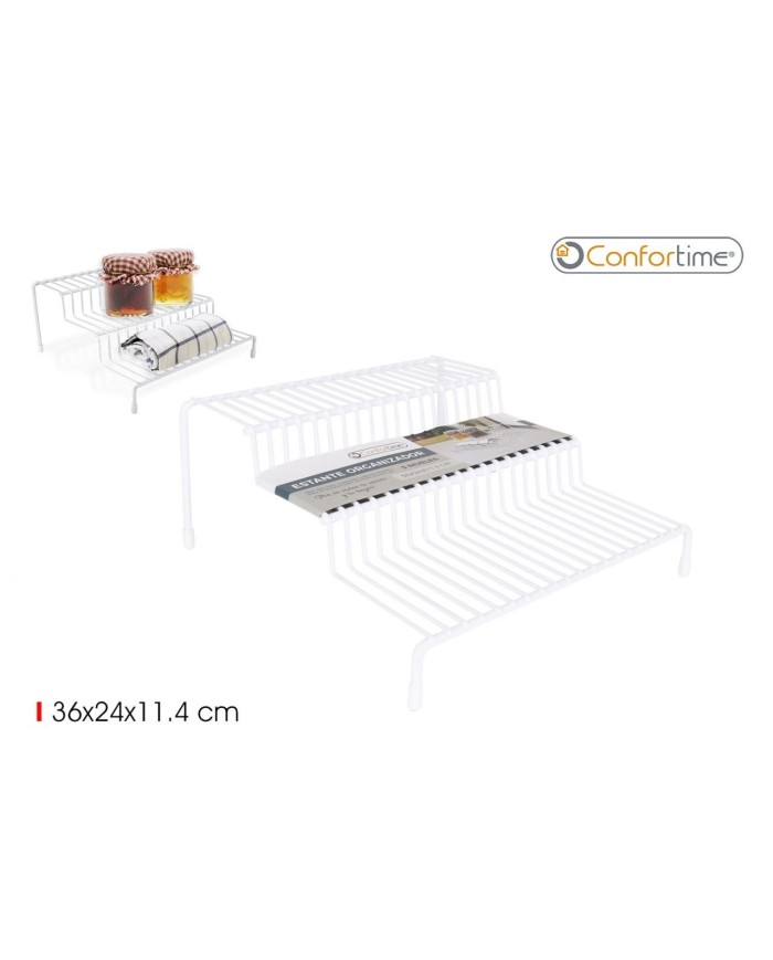 ESTANTE 3 NIVELES METAL 26X24X11.4 CONFORTIME