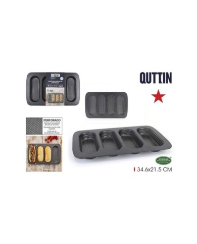 Y MOLDE 4 BAGUETTE PERFORAD 34.6X21.5 QUTT