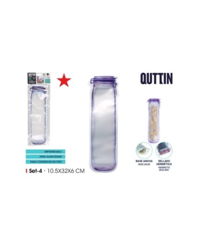 Y 144 SET4 BOLSA ALIMEN.REUTIL.10.5X32