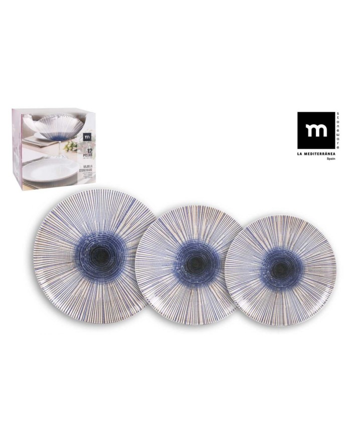 VAJILLA 12pcs IRYS Monaco IVORY BRILL