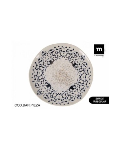 PLATO LLANO 26cm JERICA Iberica BRILLO