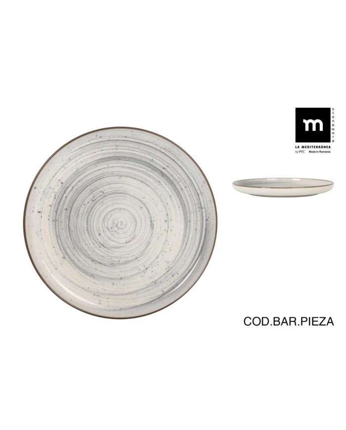 FUENTE REDONDA 25cm VORTEX NORDIC BRILLO