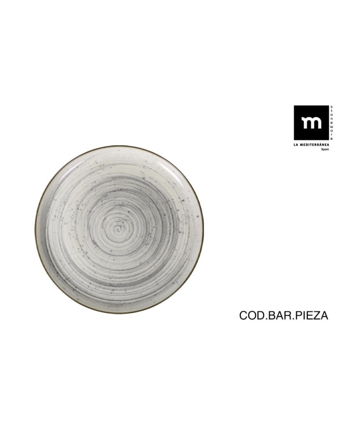 FUENTE REDONDA 20cm VORTEX NORDIC IVORY BRILLO