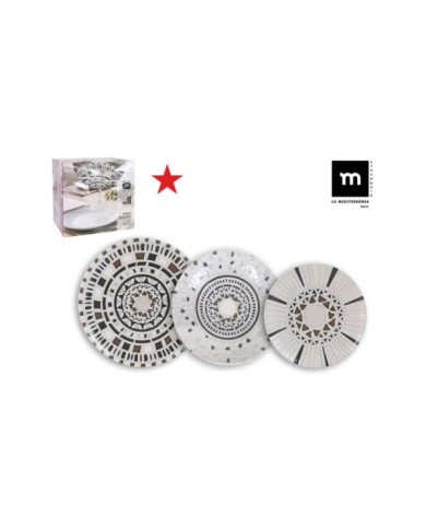 Y VAJILLA 12pcs BARROC Monaco IVORY BRIL