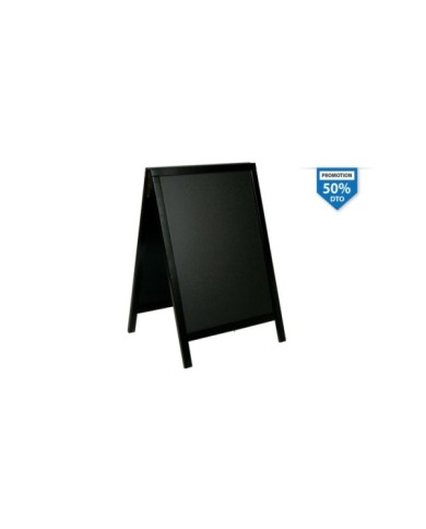 50 PIZARRA NEGRA CABALLETE EXT. DUPLO 85x54