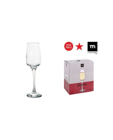 Y SET 6 COPAS CHAMPAGNE 230cc LAVERE MD