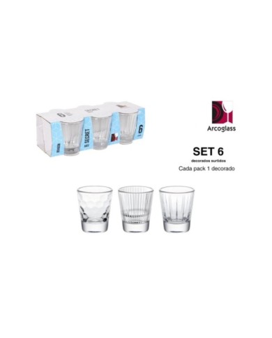 SET 6 CHUPITOS SURTIDOS 50cc SECRET AG
