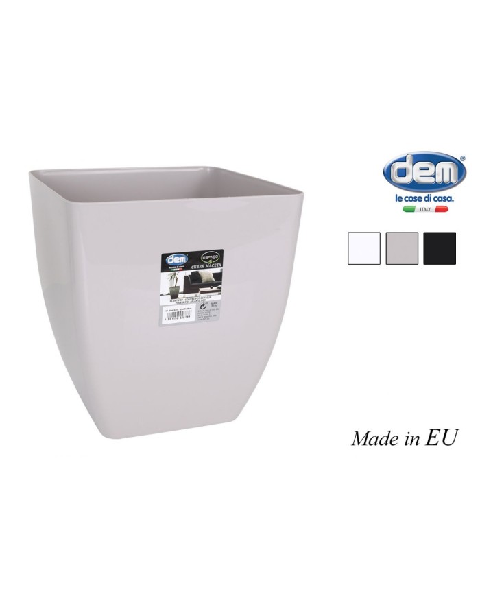 CUBRE MACETA CUADRADA 23x23x25cm ESPASO