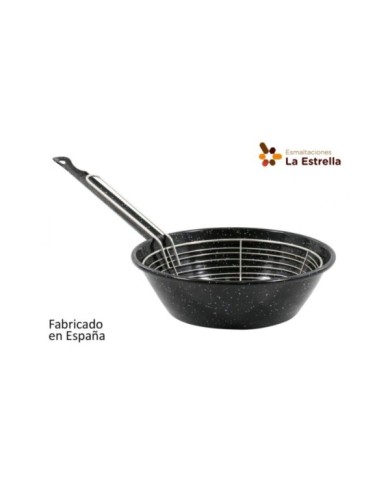 SARTEN HONDA C/CESTILLO 22cm JASPEADA