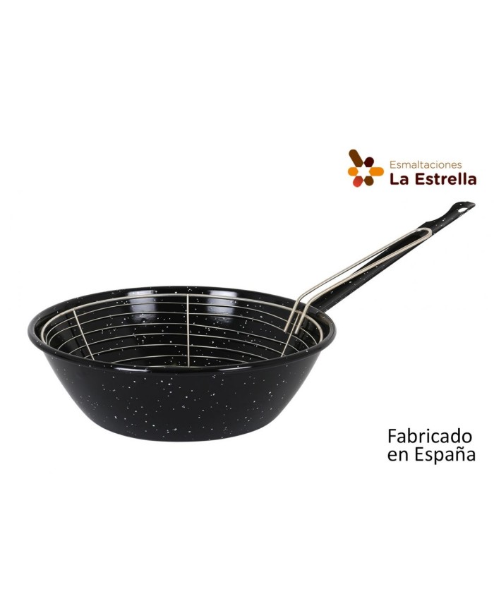 SARTEN HONDA C/CESTILLO 26cm JASPEADA