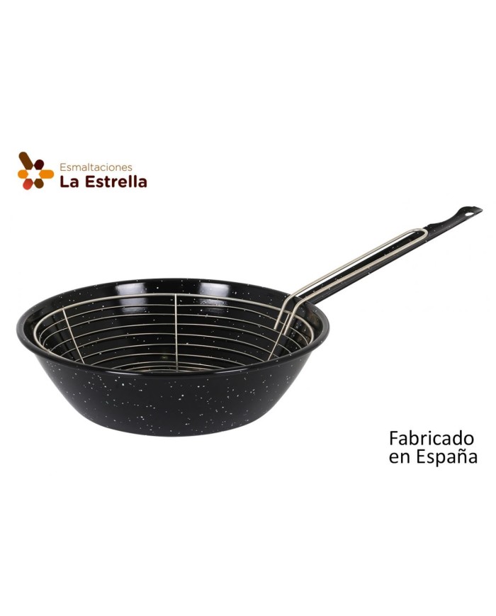 F SARTEN HONDA C/CESTILLO 28cm JASPEADA