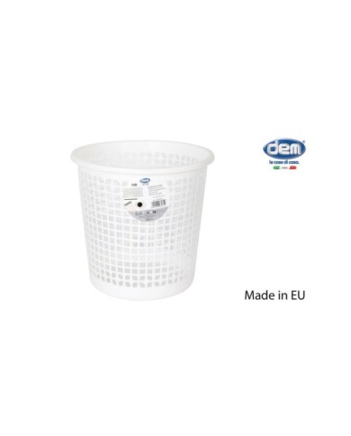 PAPELERA DE ESCRITORIO FUN BLANCA